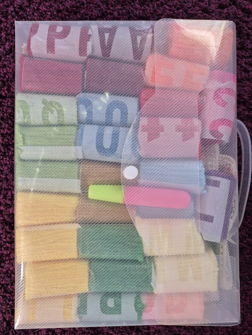 Hook Rug Kit- Geometric Colorful Pattern - Picture 3 of 4